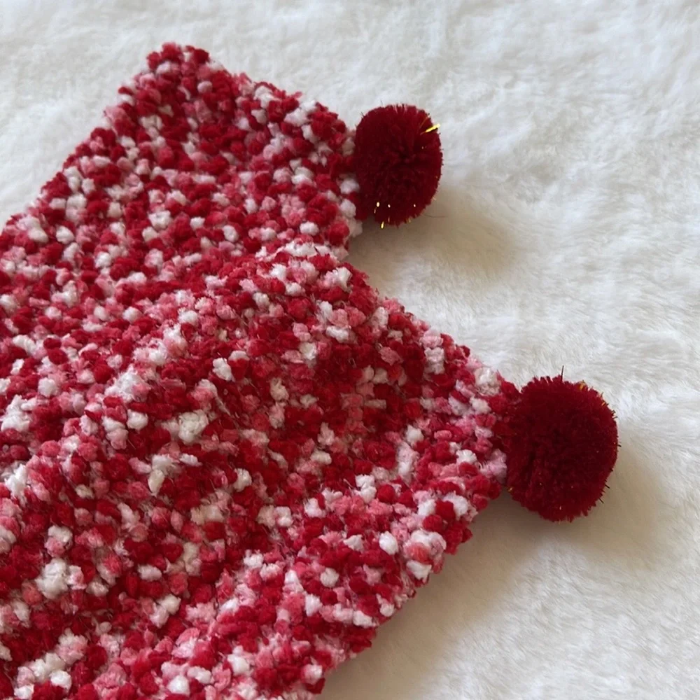 Birthday Cupcake Socks with Pom Poms in Box